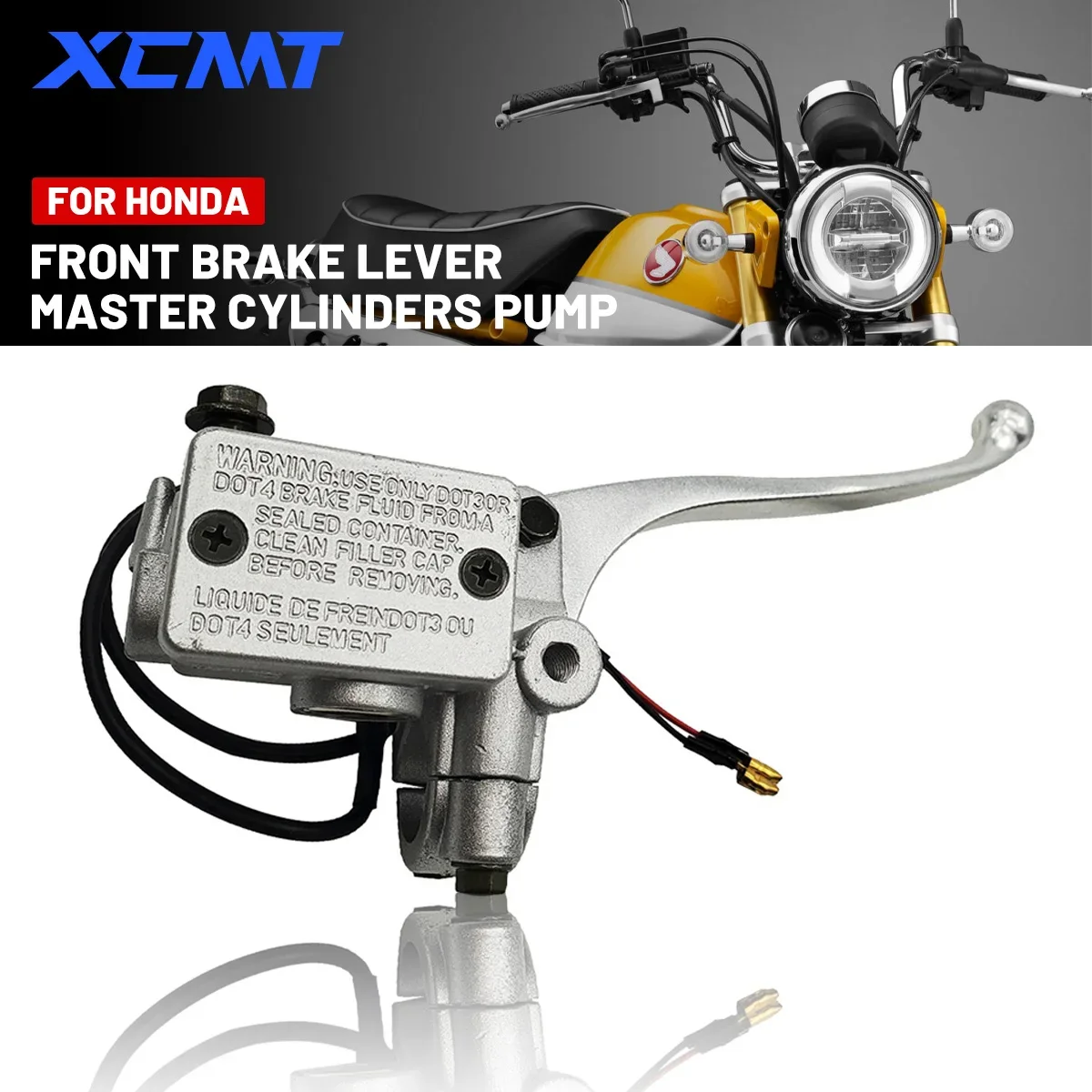 Motorrad Vorderradbremspumpe Hauptbremszylinder Pumpe Geeignet für Honda Z50 Z50J DAX SKYTEAM ZhenHua Monkey Fahrradteile