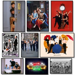 Friends TV Show Poster Central Perk Design Quotes Friends Canvas Painting Print Wall Art Pictures for Living Room Decor Cuadros
