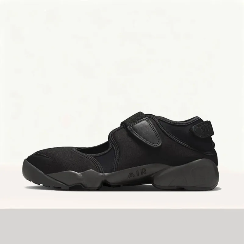 Nike Air Rift “triple Black” Classic Slip-resistant Comfort Low-top Casual