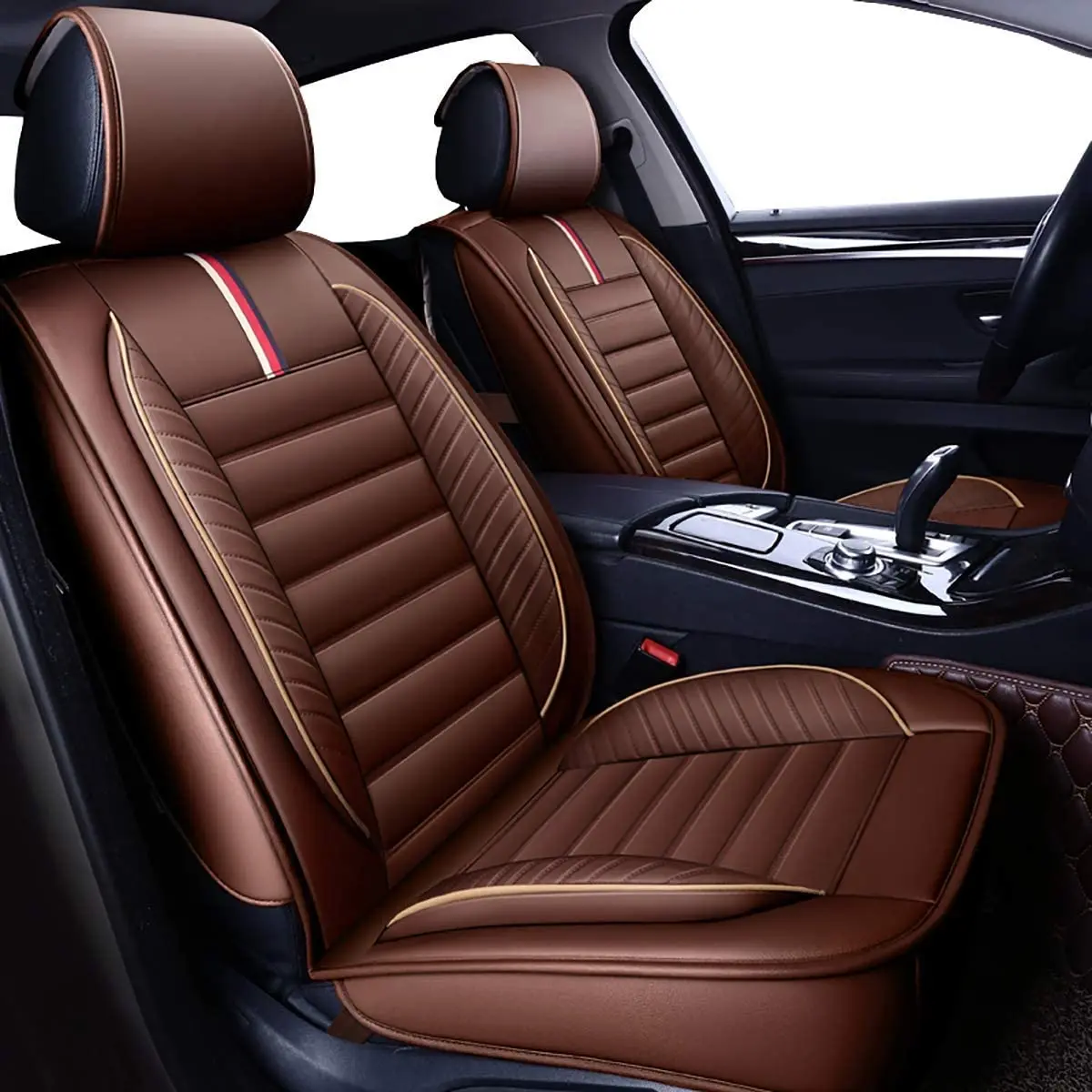 

5D Leatherette Waterproof Car Seat Covers for OPEL for HONDA for TOYOTA Prius for Most Auto Interior Accessories