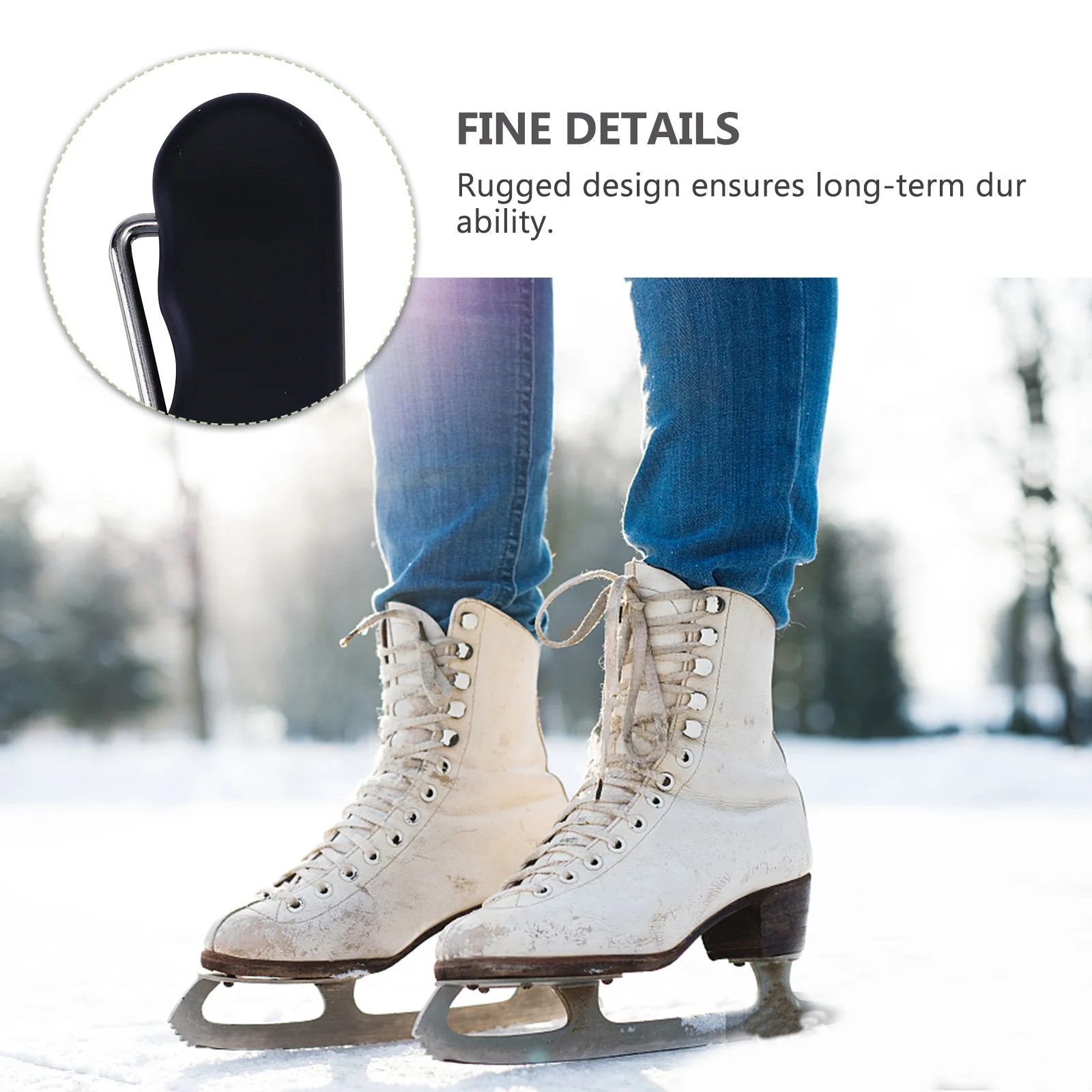 

Skate Lace Tightener with Ergonomic Handle for Secure Lacing Portable Skating Shoes Tightener Folding Design Stainless Steel