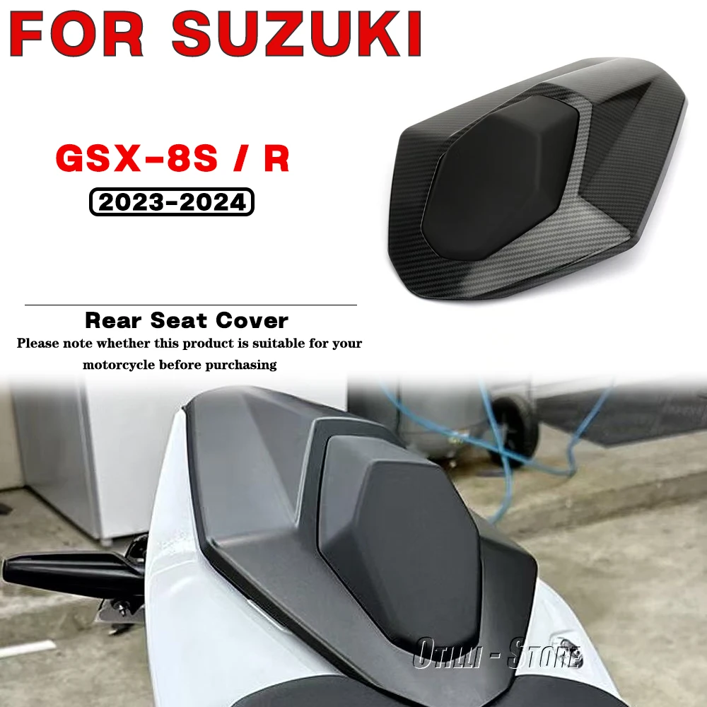 

For SUZUKI GSX-8S 2023-2024 GSX-8R 2024 Motorcycle modification accessories Rear Passenger Seat Cover Pillion Cowl Cushion Kit