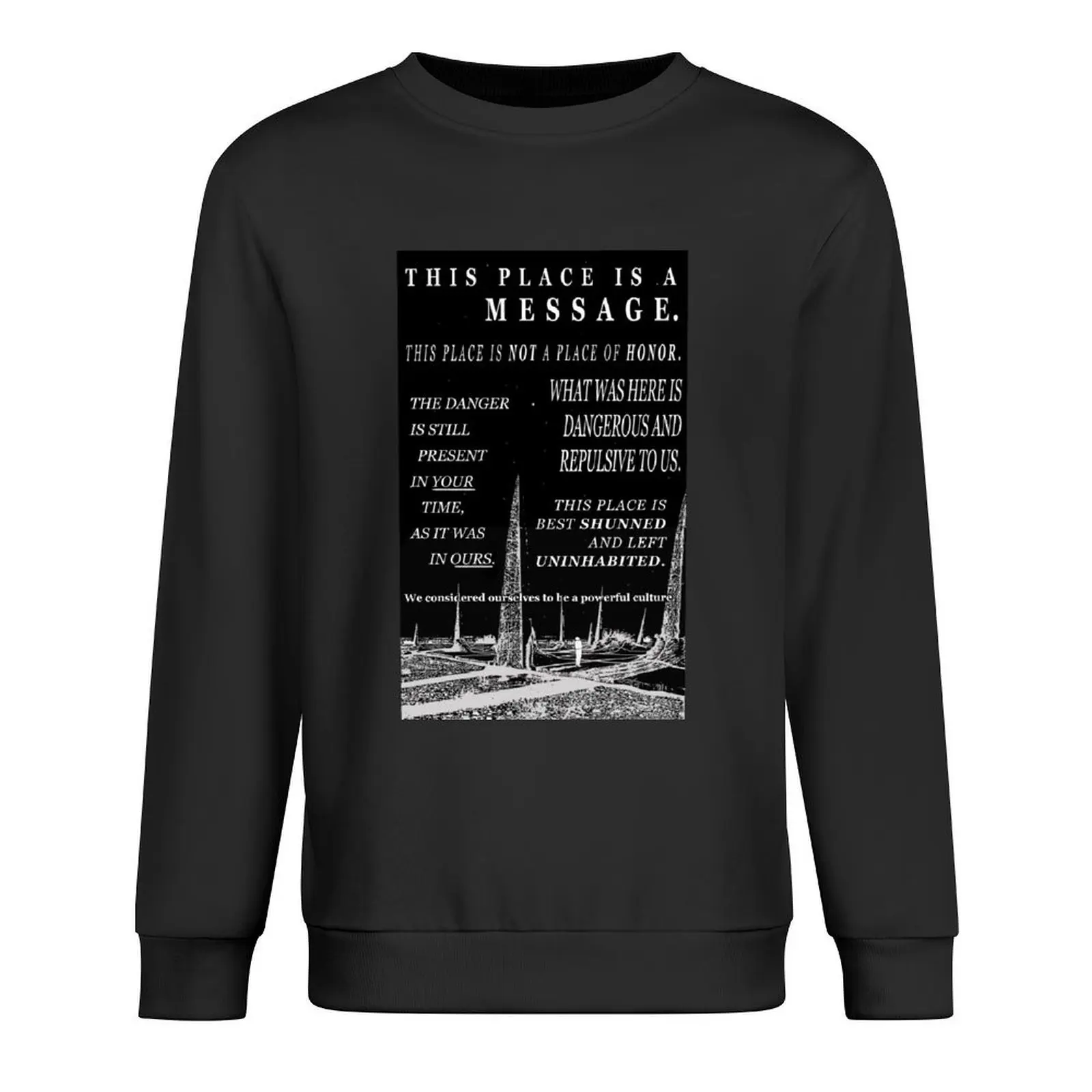 

long-time nuclear waste warning messages. Pullover mens designer clothes anime clothes autumn new products sports sweatshirt man