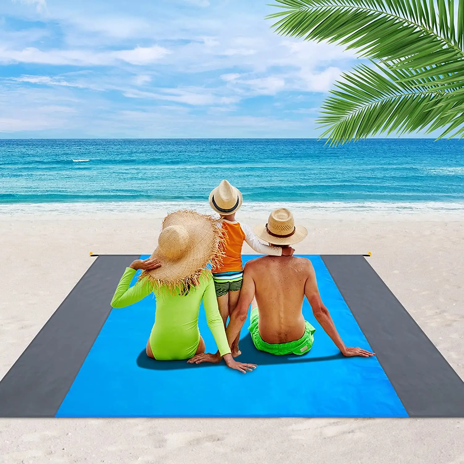 Foldable Outdoor Camping Mat with Waterproof and Moisture-proof Function, Suitable for Beach, Picnic and Storage