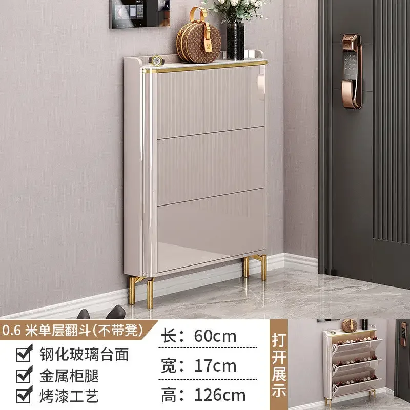 Storage Entrance Shoe Rack Wooden Slim Living Room Farmhouse Shoe Cabinet Outdoor Bedroom Rangement Chaussures Room Furniture