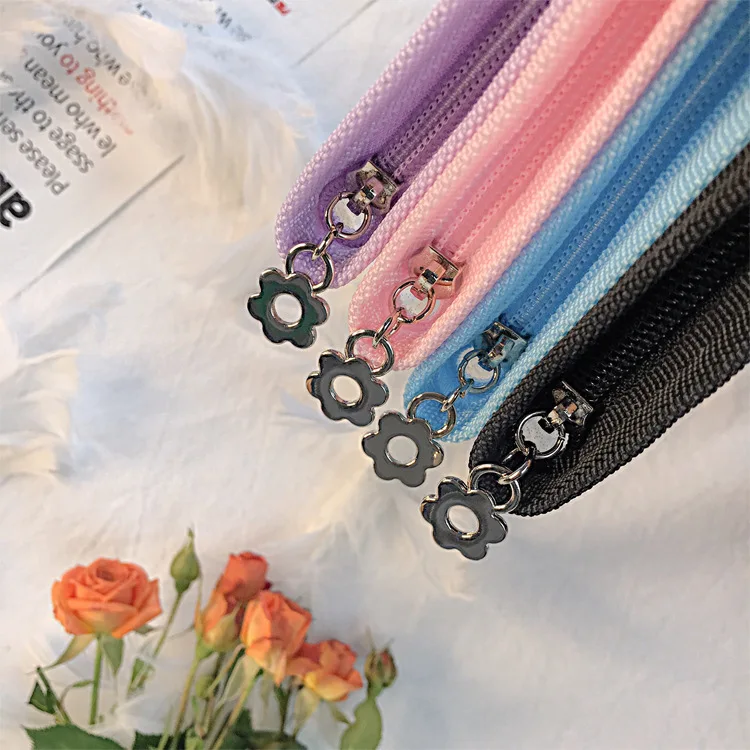 A5 A4 Zipper File Bag PVC PP Glitter Transparent Storage Organizer Bag File Folder Case Bags Stationery Holder