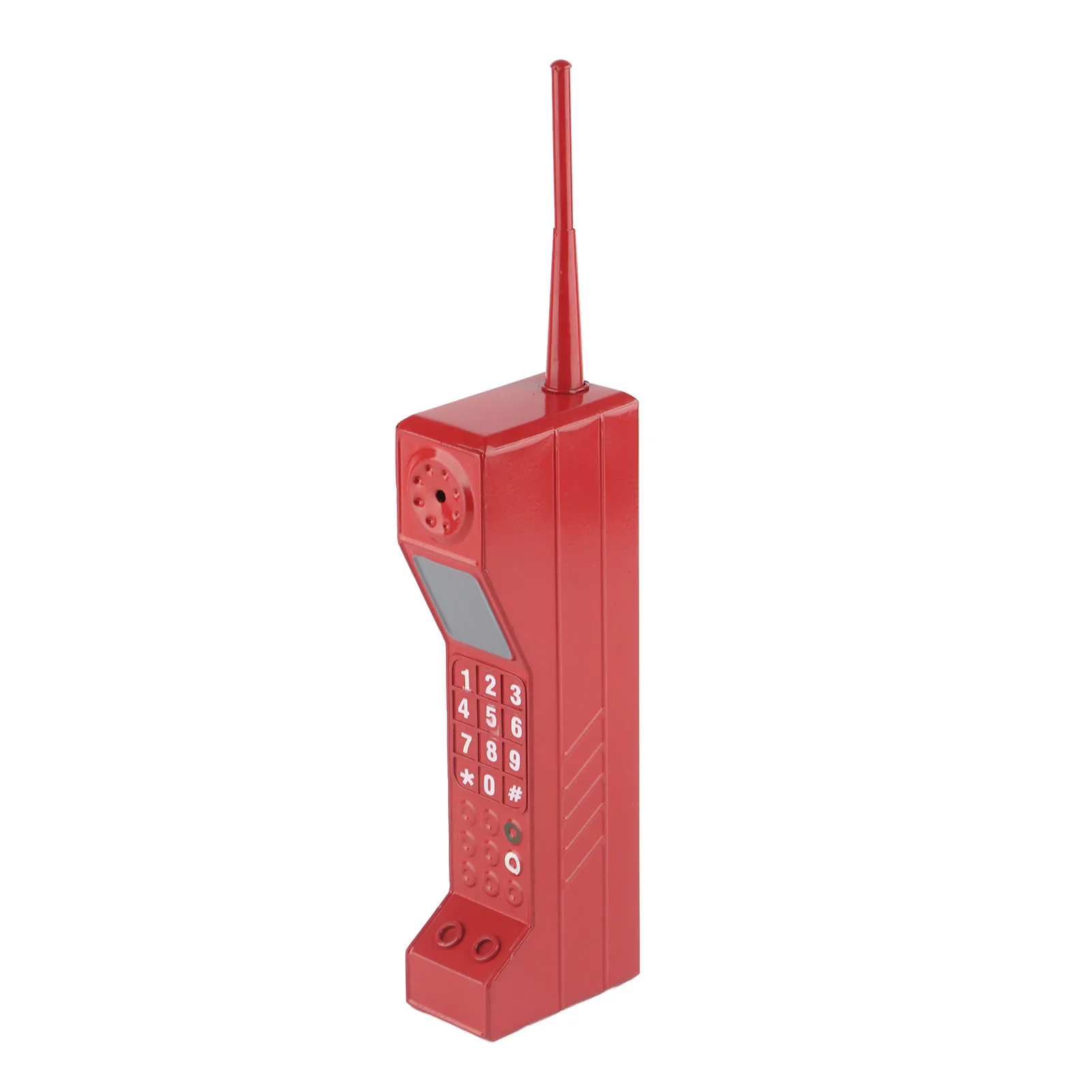 Retro baksteen mobiele telefoon ornamenten ouderwets mobiele telefoon model valbestendig kleurvast levendig retro voor familiedecoratie