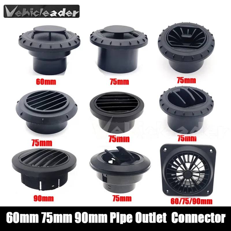 60/75/90mm Parking Heater Accessory Car Heater Exhaust Pipe Oval Piece Exhaust Ducting Joiner Connector For Eberspacher Webasto