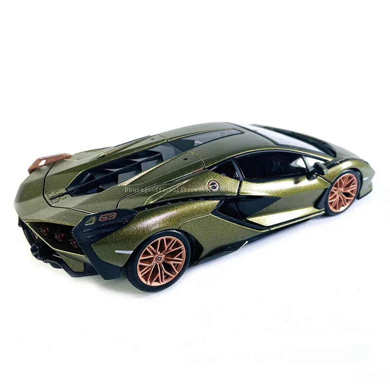 Bburago 1:24 Scale NEW Lamborghini Sian FKP 37  Alloy Luxury Vehicle Diecast Cars Model Toy Collection Gift