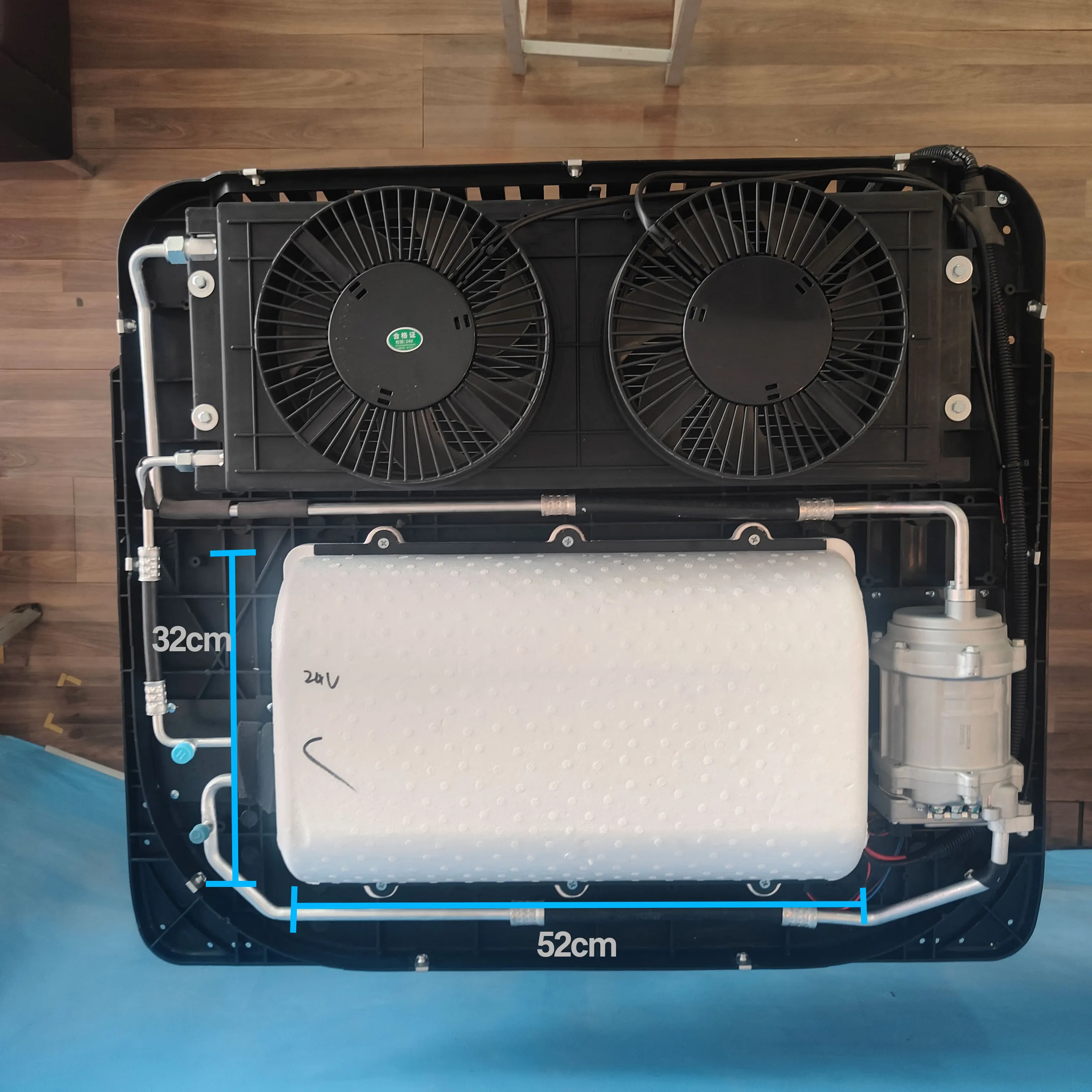 الكل في واحد تكييف على السطح 12 فولت أنظمة تكييف الهواء شاحنة مكيف الهواء #3