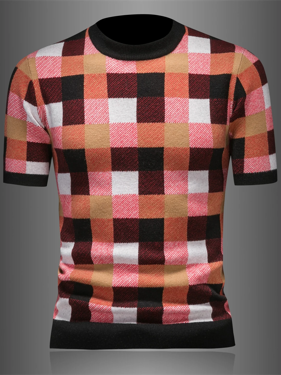 

Men's Knitted ort Sve Wool Sweater round Ne f Sve Casual Sle Warmth Cheered Pattern Autumn Winter New Trend ...