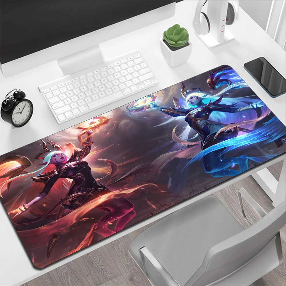 League of Legends Soraka Large Mouse Pad Gaming Mouse Pad PC Gamer Computer Mouse Mat Big Mousepad XXL Carpet Keyboard Desk Mat