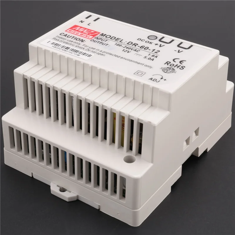 Transformer Amp Industrial Din Rail Power Supply 220V Ac To Dc Power Supply-AT64