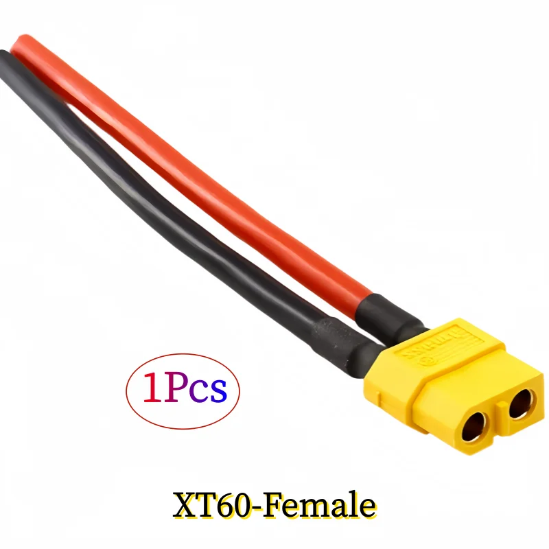 XT60 XT-60 Male/Female Bullet Connectors Cable Plugs With Silicon 12AWG Wire For RC Lipo Battery Quadcopter Multicopter image 3
