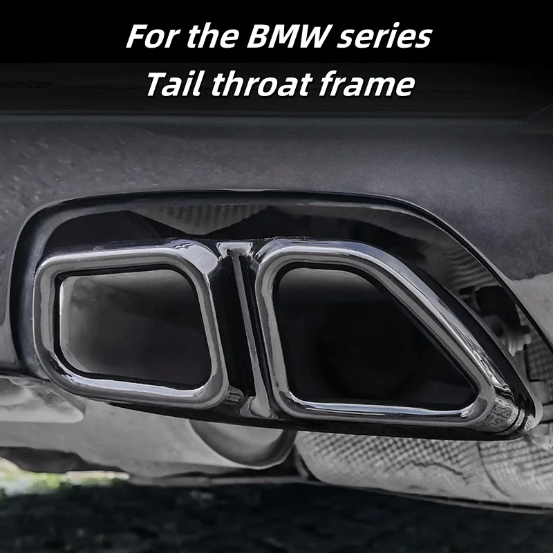 

For 18-22 BMW 3 Series G20.5 Series G30.6gt G32 Black Tailpipe Black Samurai Tailpipe ABS Patch Modification Accessories