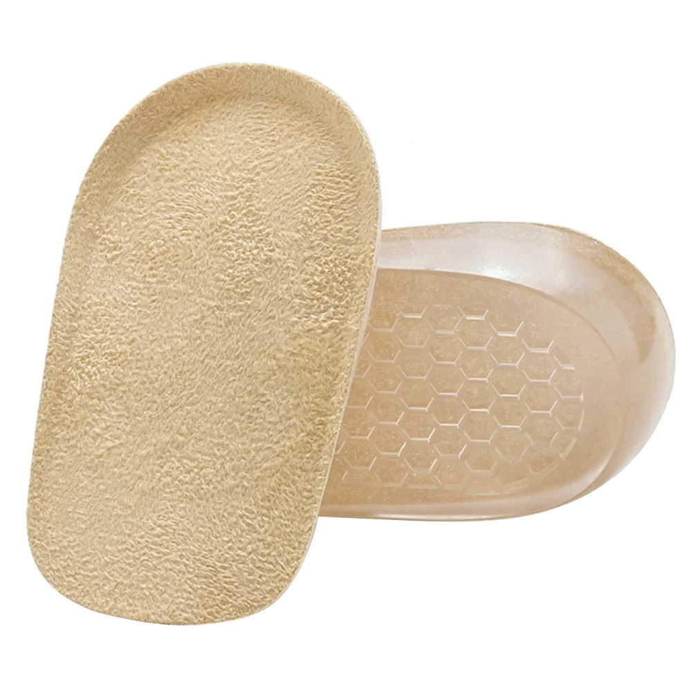 

2pcs Invisible Insoles 2.5Cm Height Increase Soft Elastic Sweat-Absorbing Washable Non-Slip E-Tpu Gel Inner Shoe Pads For Women