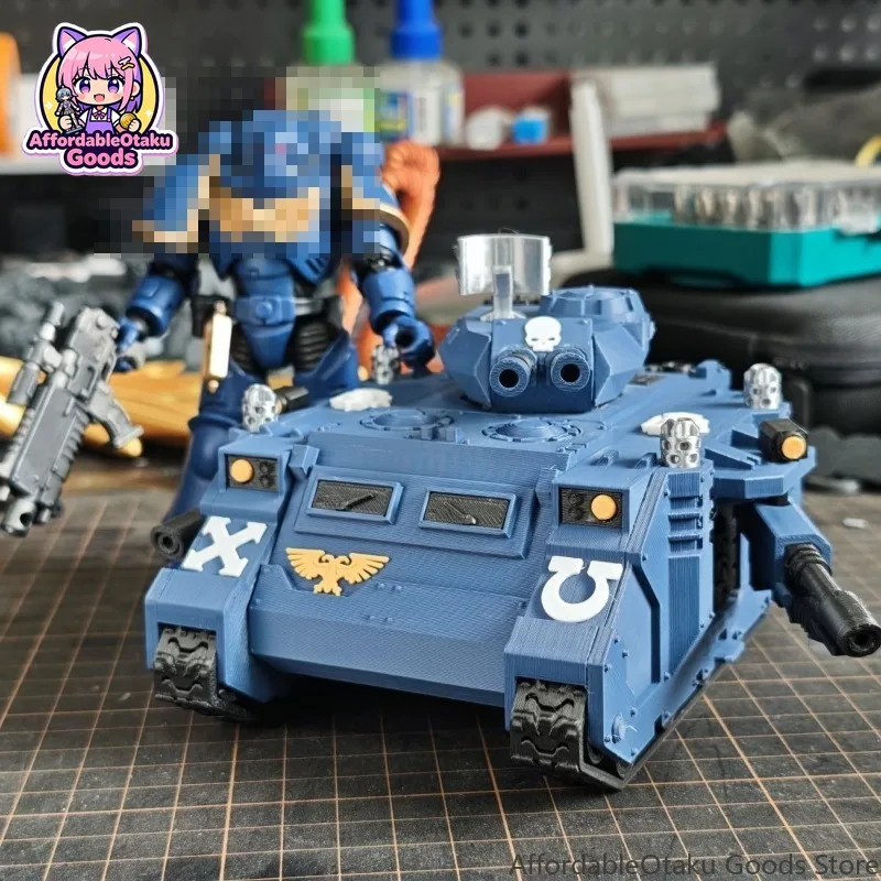 Predator Destructor Inspired 3D Printed Sci-Fi Tank – Unassembled Model Kit for Tabletop Wargame Vehicle Desk Display Gift