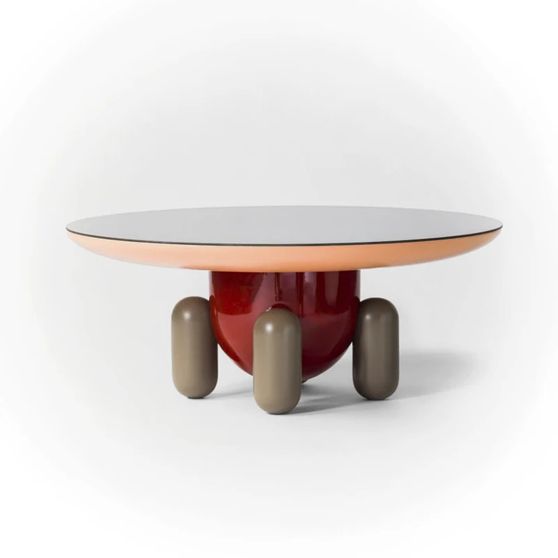 FRP Spain Special-shaped Small DiningTable Creative Design Coffee Table Space UFO-shaped Round Table