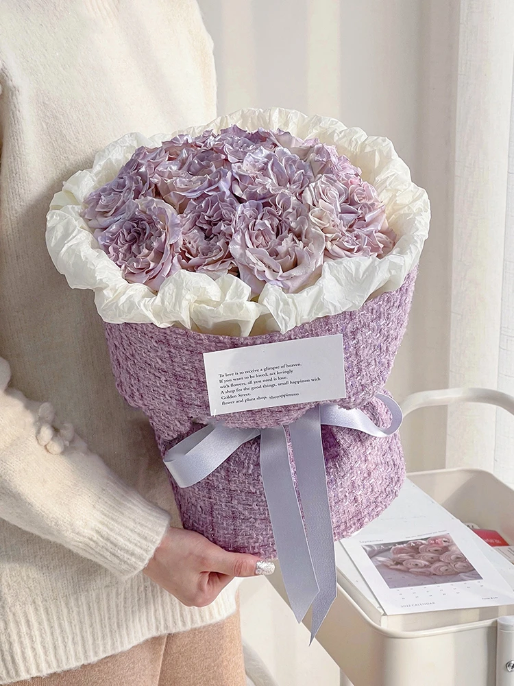 1.5 Meters Fashion Luxury Style Fabric Wrapping Cloth for Flower Bouquet Gift Packaging Handmade Diy Material
