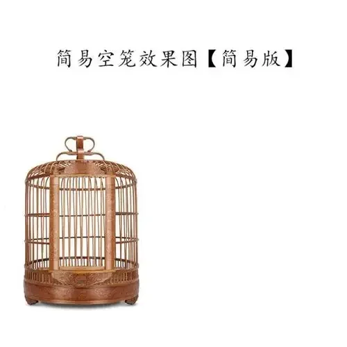 Parrot Vintage Bird Cage Wooden Small Carrier Passaros Feeder Birdcage Accessories Budgie Gabbia Per Uccelli Pet Supplies