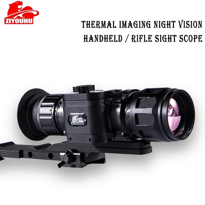 ZIYOUHU-Infrared Thermal Imager Riflescope Crosshair Optical Sight, Monocular Thermal Vision Telescopic Sights Hunting for Rifle