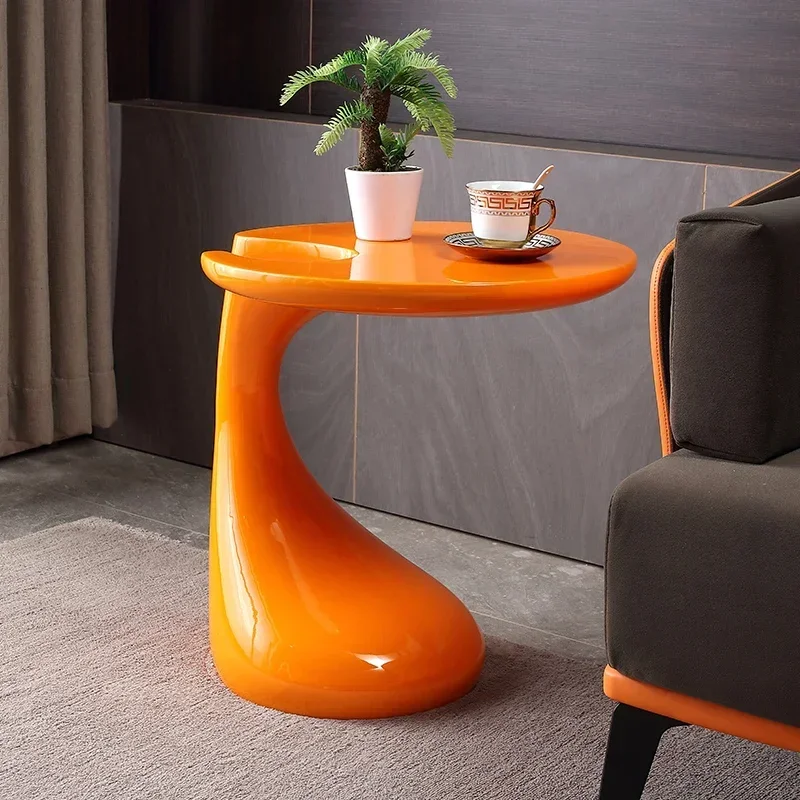 

Furniture Living Room Small Round Coffee Tables Simple Home Desktop Computer Tulip Table Bedside Cupboard Modern Dining