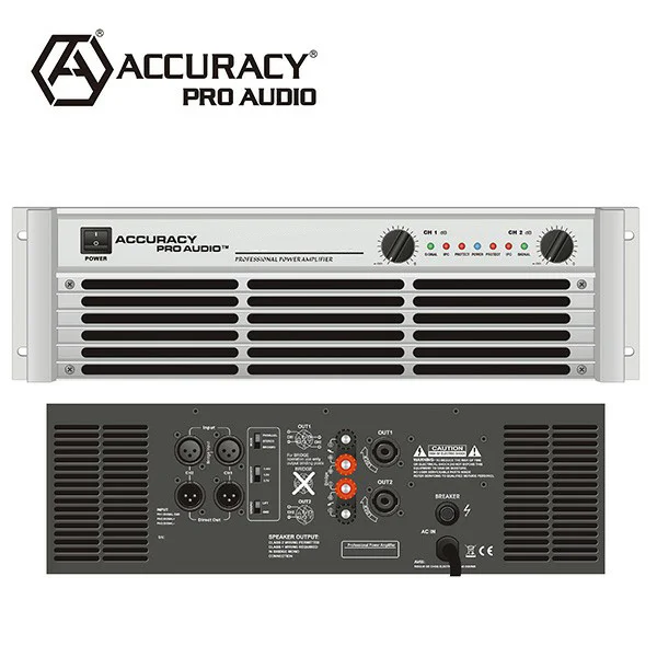 

Accuracy Pro Audio MH7200-F 3800W Audio Speakers Power Mixer Amplifier Module Professional 1000w for Sale