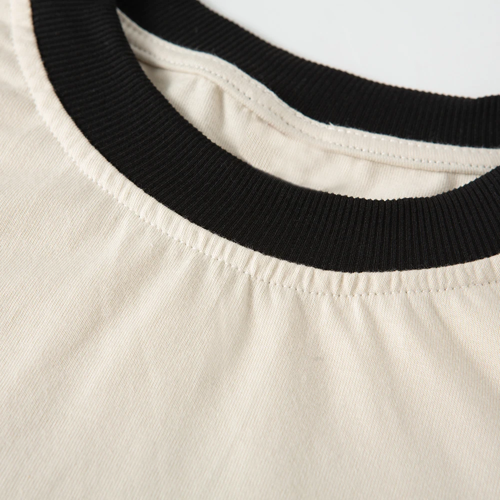2024 Summer Women\'s Round neck T-shirt Casual Fashion Solid Colours Short Sleeve Slim Short Inner Bottom Shirt