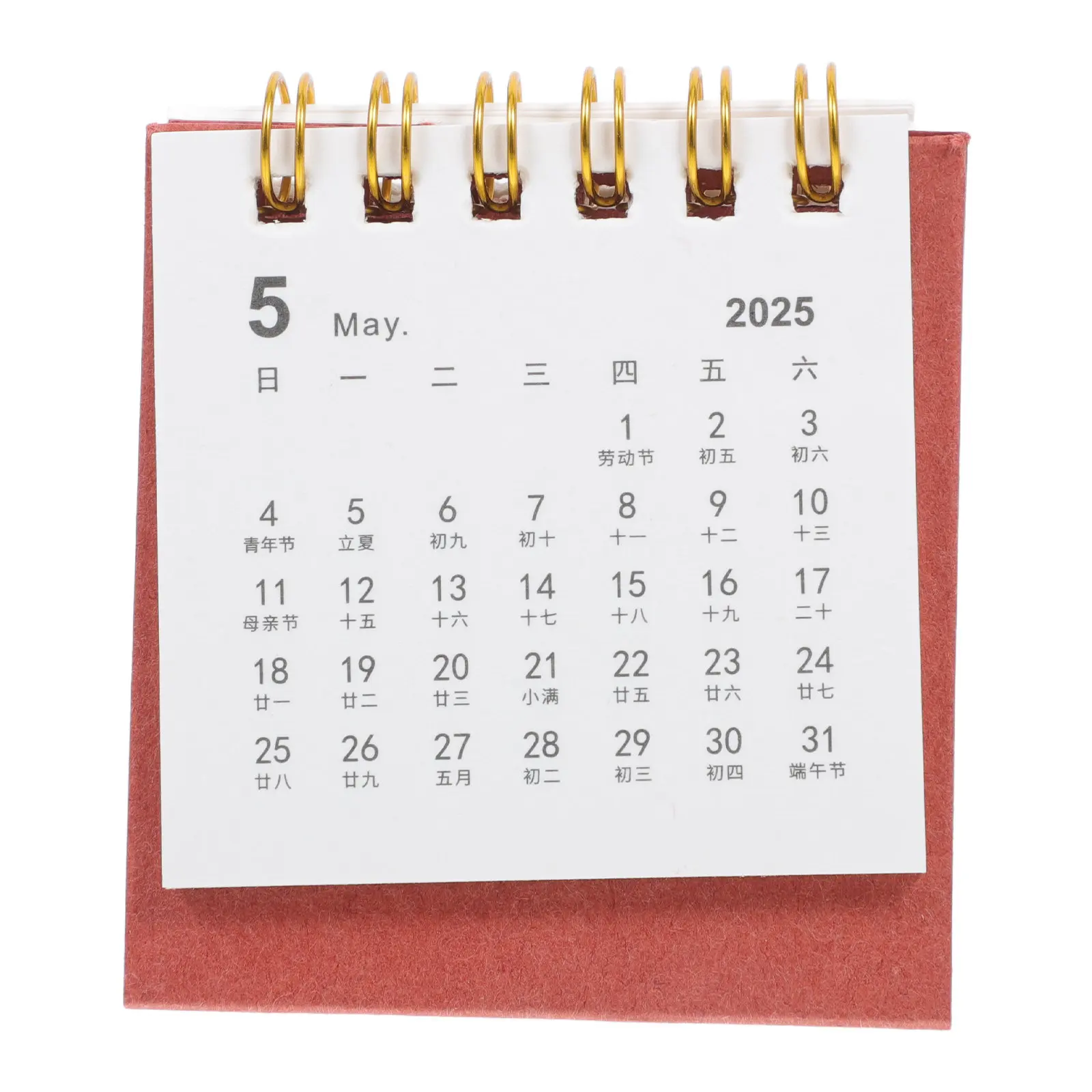 

Mini Desk Calendar 2025 Functional Monthly Planner for Desktop Use Decorative Standing Calendar for Office Dorm Classroom