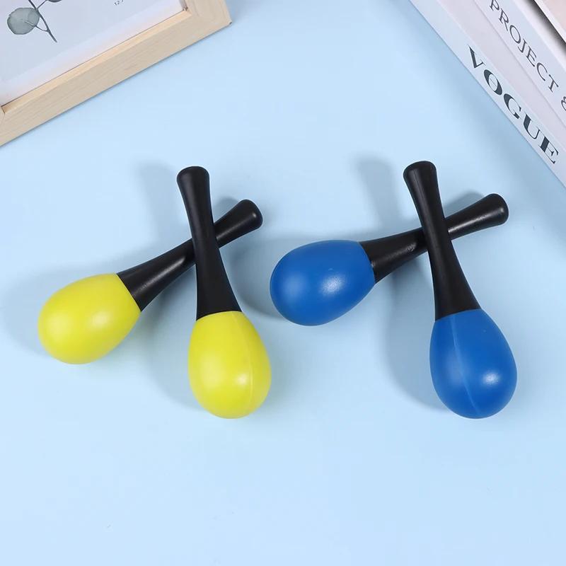 Picture 5: 2Pcs Musical Instruments Toys For School Percussion Event Plastic Maracas Sand Hammer Rattle Shaker PercussionAcc