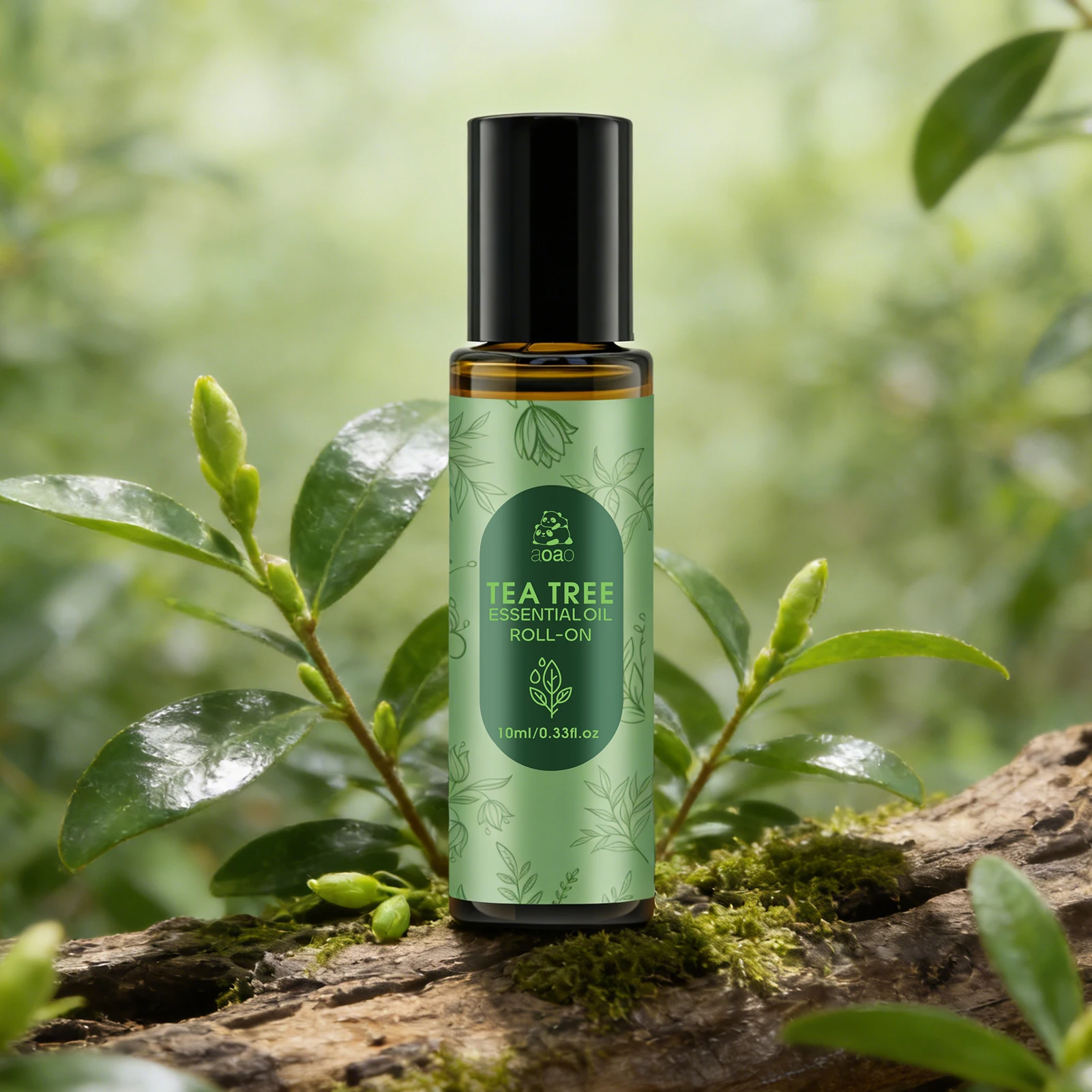 Tea tree oil is suitable for facial skin care, nail care, hair care, oil control, cleansing, and roll-on massage essential oil.