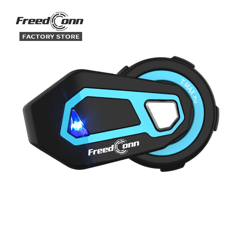 FreedConn Motorcycle Helmet Intercom Waterproof Buletooth 5.0 Music Headset Motorbike FM Headphone 2 in 1 Earphone