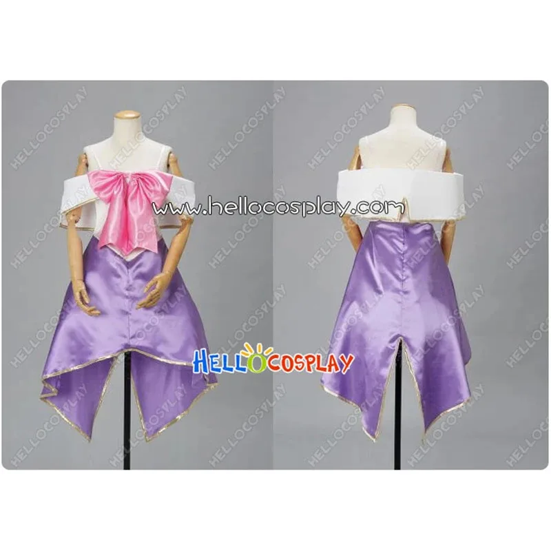 

Mobile Suit Gundam SEED Destiny Lacus Clyne Cosplay Costume Anime Outfit Dress H008
