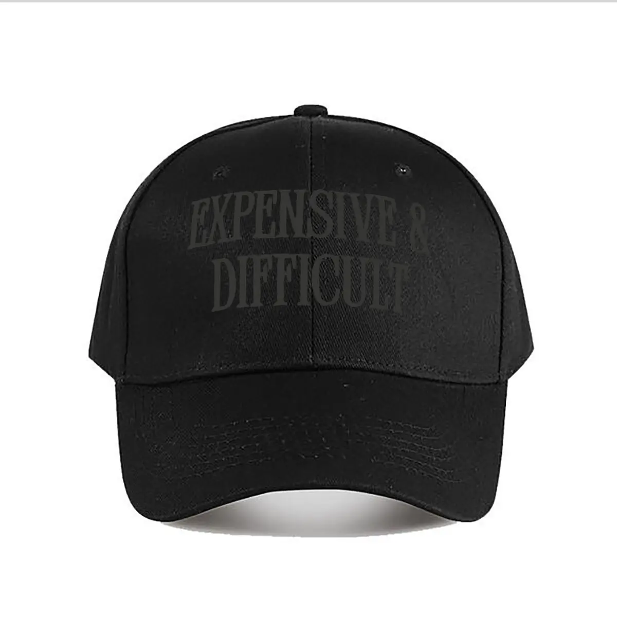 Expensive Difficult Metal Wall Sign Baseball Cap Fashion Men Sunhat Women's Outdoor Sports Snapback Cap