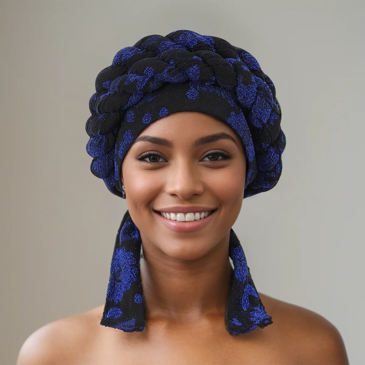 Breathable Turban cap for Women African Braid Head Wraps Muslim Headscarf Bonnet