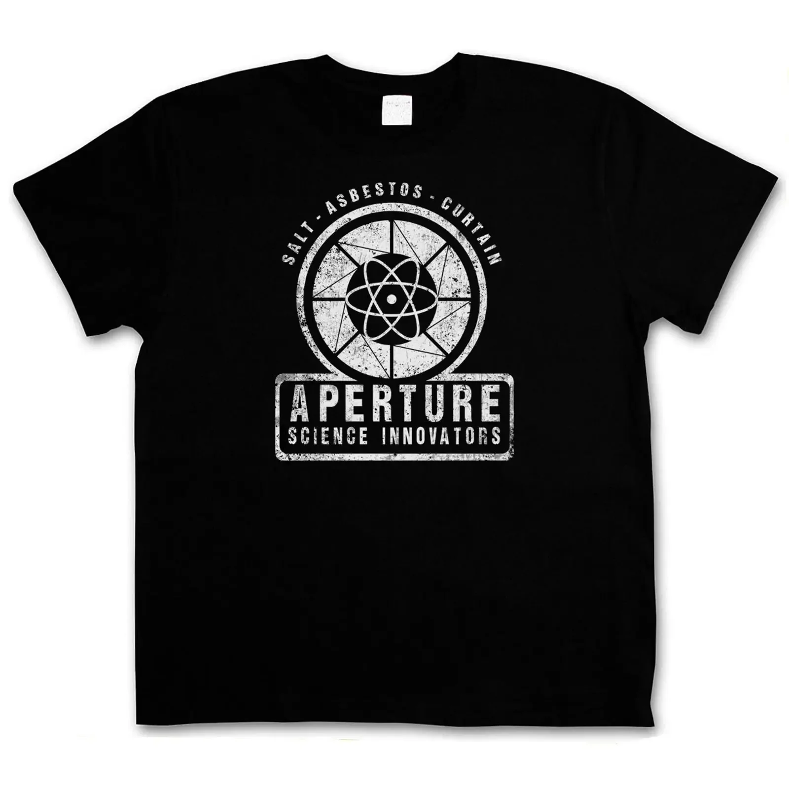 VINTAGE APERTURE SCIENCE INNOVATORS T SHIRT Laboratories Game Portal vintage Washed Comfortable Stretched Top For Everyday Wear