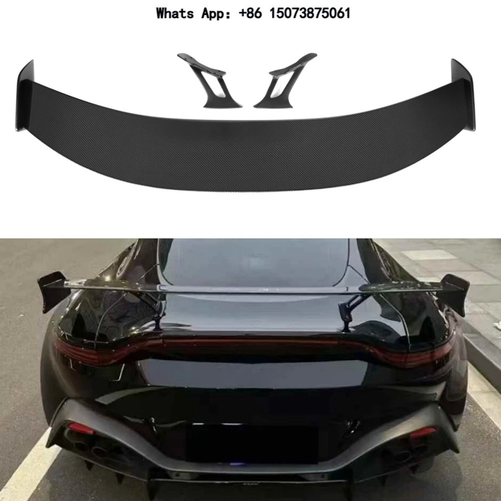 Good Fitment Dry Carbon Fiber F1 Style Rear Trunk Spoiler for Aston Martin Vantage V8 2021-2026 Vantage V8 Spoiler
