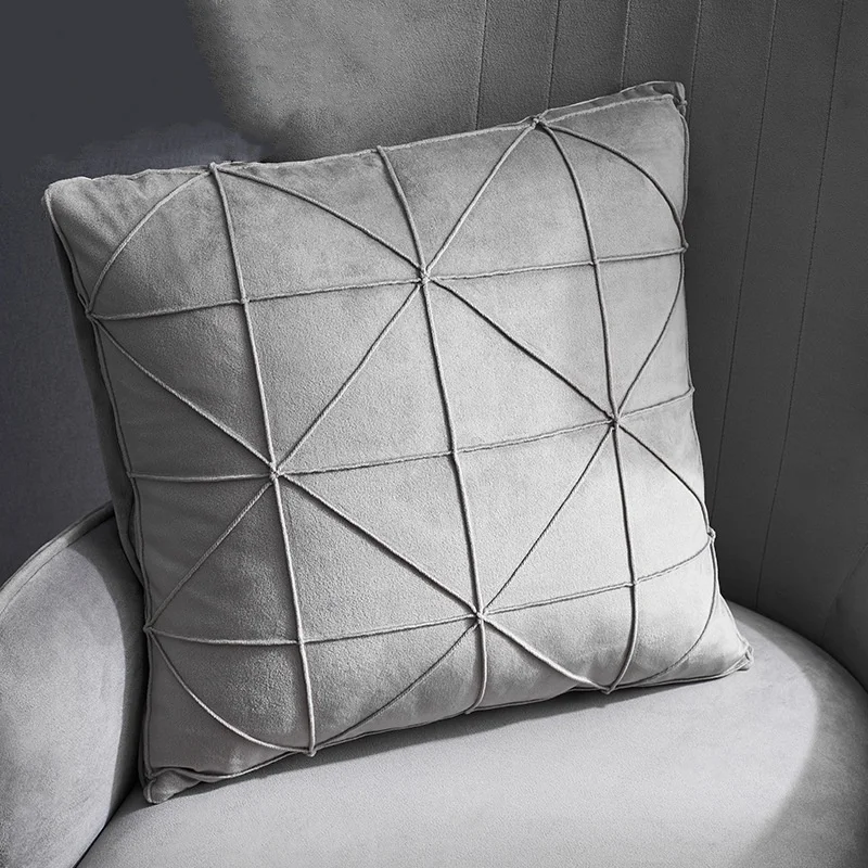 1/2PCS 18x18inch Velvet Throw Pillow Cover Luxury Textured Cushion Case for Sofa Bedroom Decorative Pillowcase Home Decor Gift