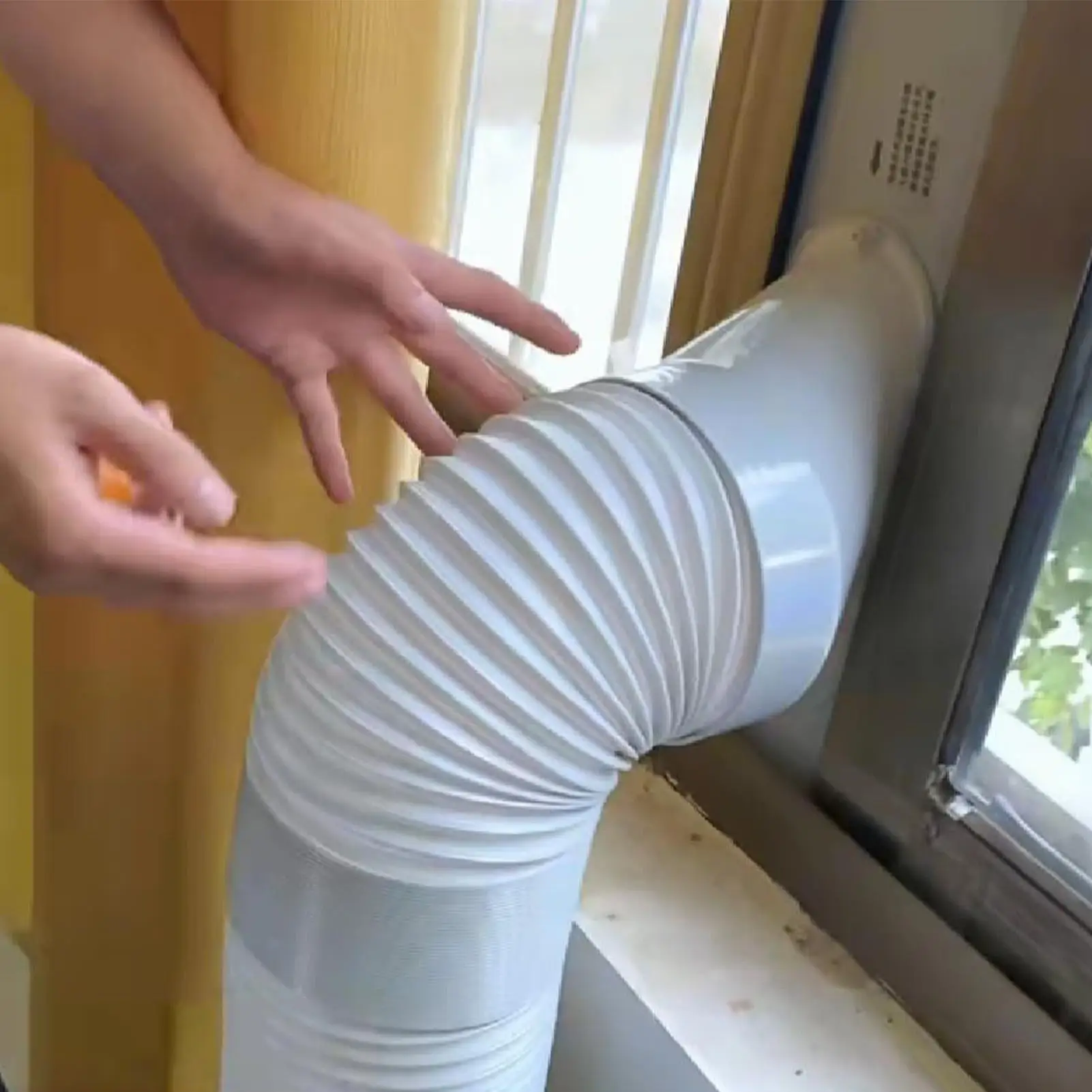 

Портативный гибкий шланг для кондиционера, сменный воздуховод для кондиционера, вентиляционный шланг для дома, комнаты, спальни, оконный воздуховод