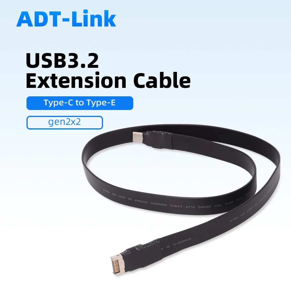 

USB 3.2 Interface Expansion Cable Type-C To 19P 20P for Motherboard Front Rear Panels with PCI Bracket 3cm - 3m customization
