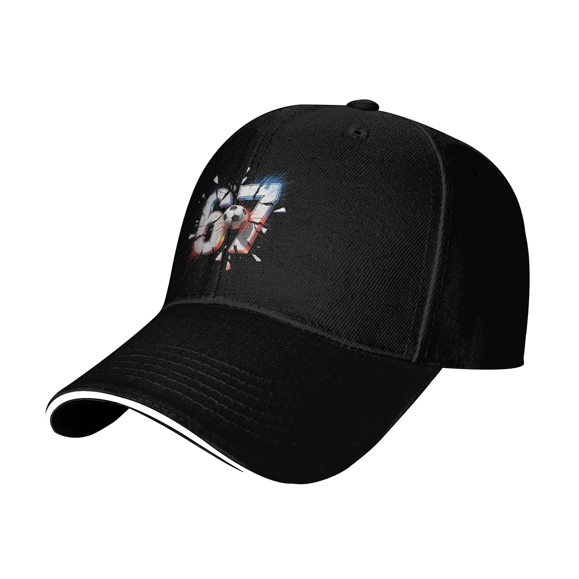 Soccer 67 Six Seven 6 7 Football Funny Meme Cap For Men Women Fashion Baseball Cap  Snapback Hat Daily Headewear Adjustable Fit