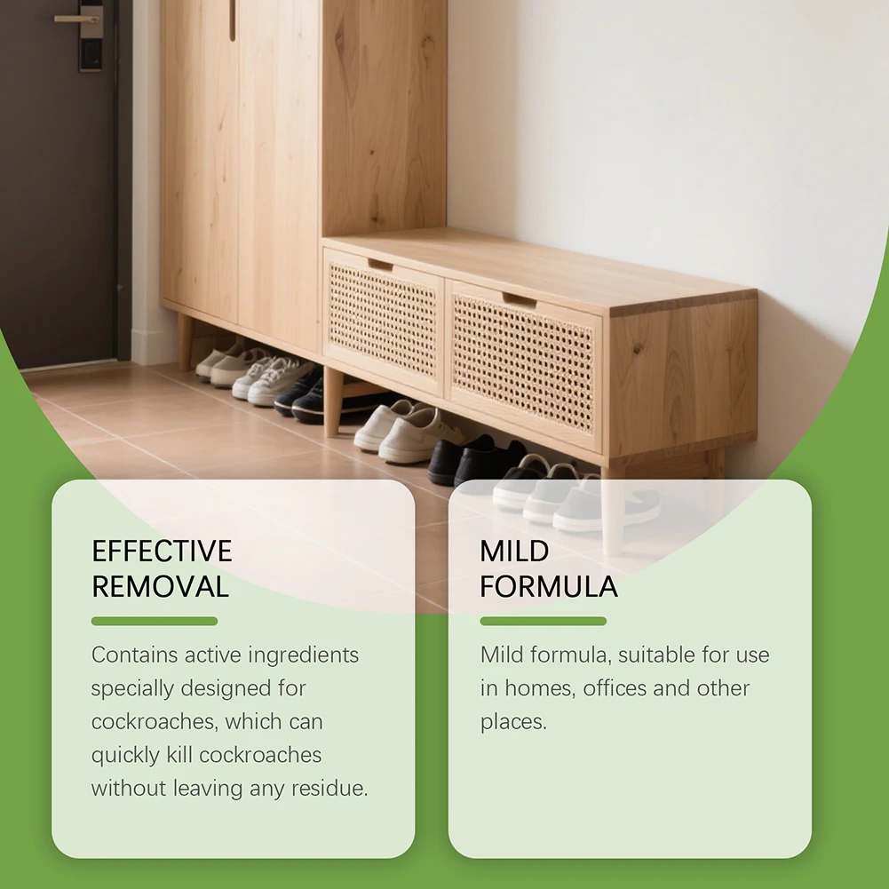 

Effective Roach Control Solution For Apartments Child Safe Slim Design, Hides Anywhere. Catch Roaches Unnoticed. Bedroom