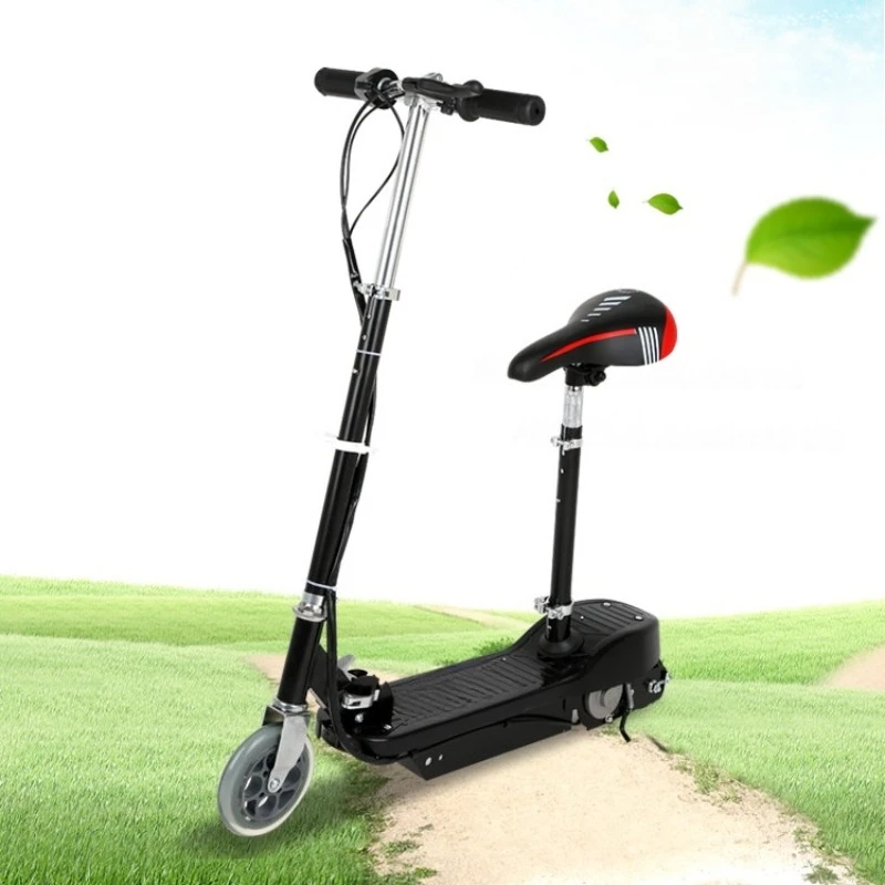 

Adult Crossover Folding Electric Scooter Mini Option Smart Electronics 250 Watts Motor Maximum Load 120 Kg