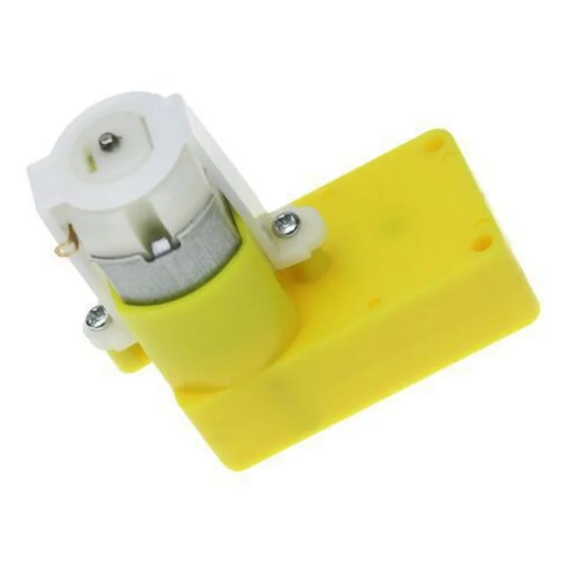 DC 3-6V Gear Motor, TT Motor, DC Micro Gear Motor (L-Shaped/Bent Type), Suitable for Robot Remote Control Cars, Etc.