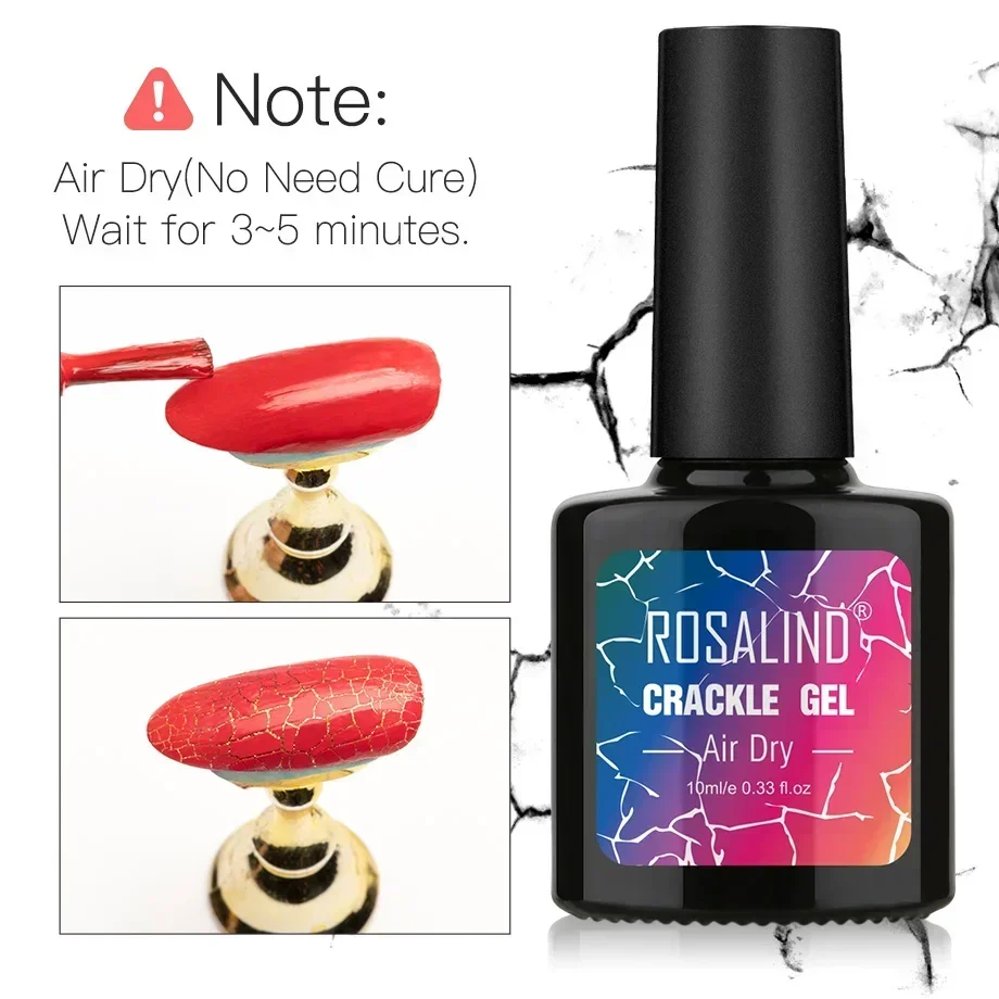 Knistern Gel politur Cracking Nagellack schnell trocknende Nail Art Gel Maniküre für UV Semi Permanent Base Top Coat