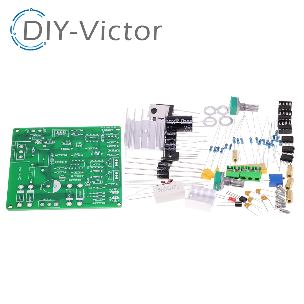 0-30V 2MA-3A adjustable DC power supply laboratory power short-circuit current limit protection DIY kit Voltage Regulator Set