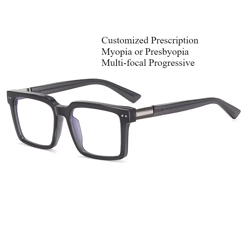 

Мужские очки по рецепту TR90, индивидуальные мультифокальные прогрессивные фотохромные линзы с защитой от синего света, близорукость и дальнозоркость 5812