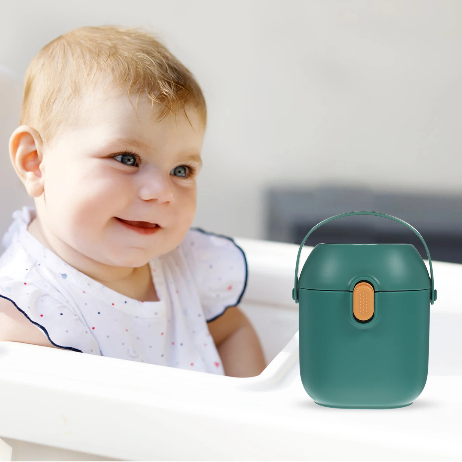 

Диспенсер для формул большой емкости, портативный контейнер для сухого молока, синие герметичные банки для хранения, дорожные контейнеры, коробка для детского питания