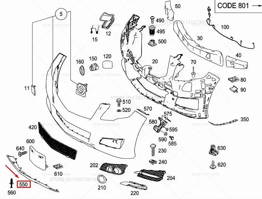 Per il 2006-2012 Mercedes-Benz R320 R350 R500, R63 AMG (W251) Paraurti anteriore Labbro Cromato Trim Spoiler Gril 2518853123