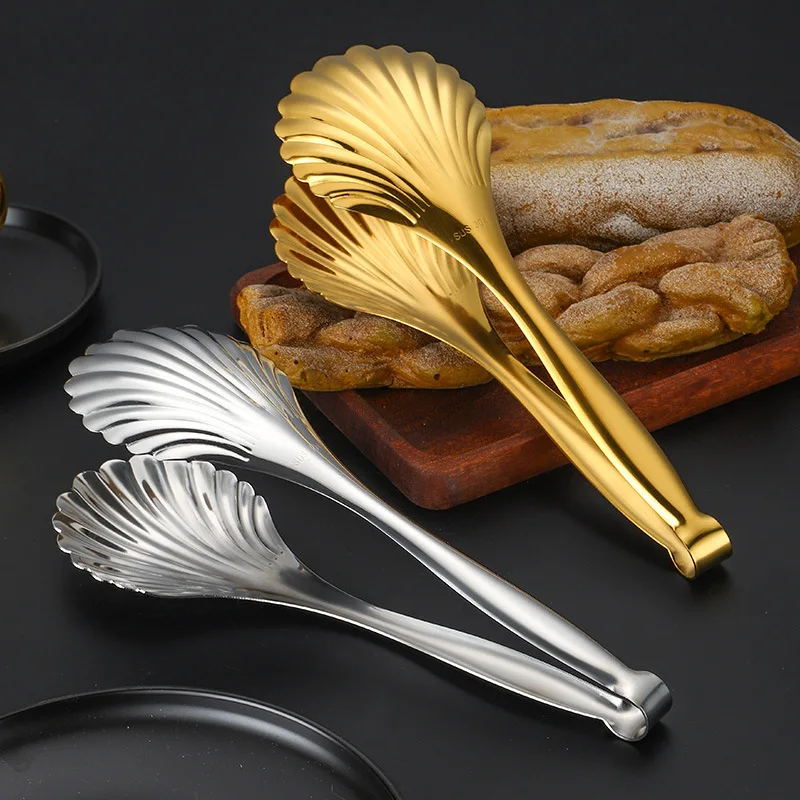 Clip de vieira grueso de acero inoxidable 304, pinzas para comida de cocina para restaurante, barbacoa, carne, herramienta para comida, Clips para postre y pan